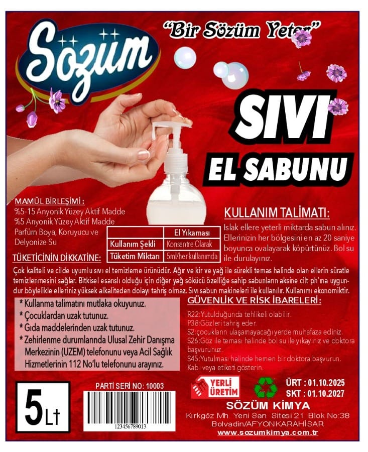 Sıvı El Sabunu