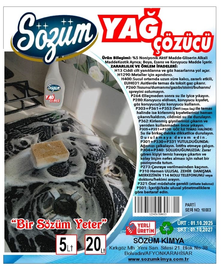 Yağ Çözücü